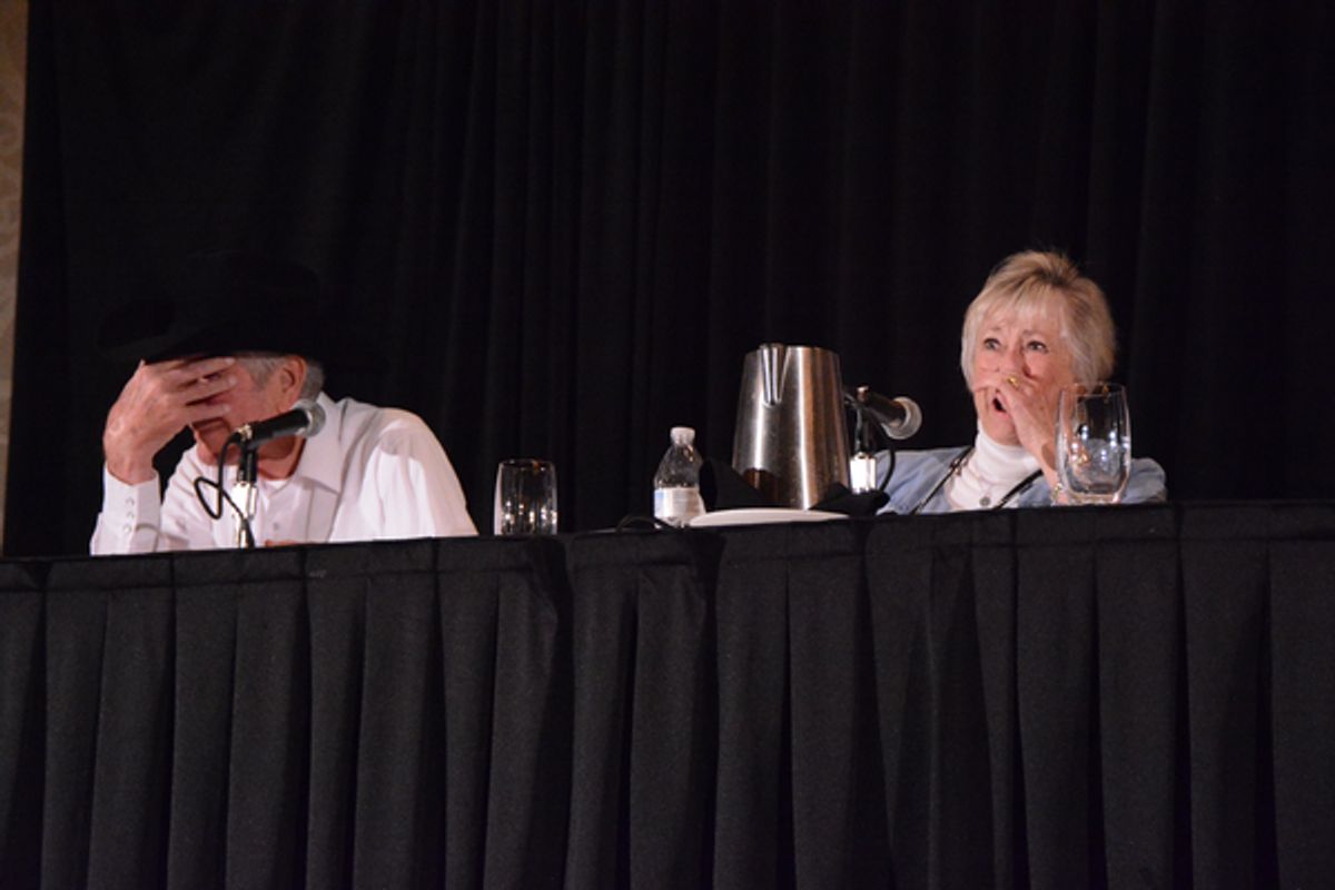 Robert Fuller and Roberta Shore at 