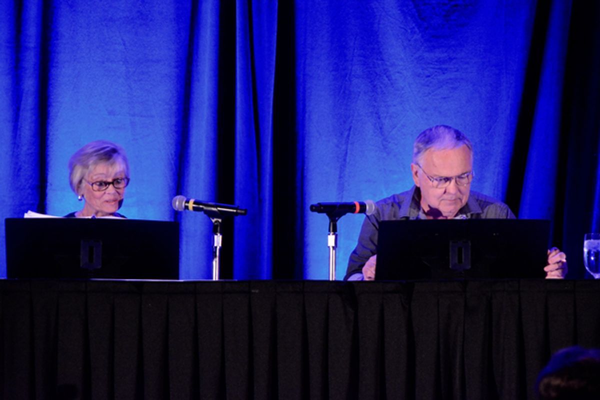 Roberta Shore and Boyd Magers at 