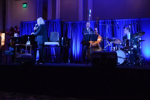 Lou Forestieri (Piano), Susan McCray, Derek Oles (Bass) and Joe Cabarbera (Drums) @ BroadwayWorld Lou Forestieri (Piano), Susan McCray, Derek Oles (Bass) and Joe Cabarbera (Drums) Photo