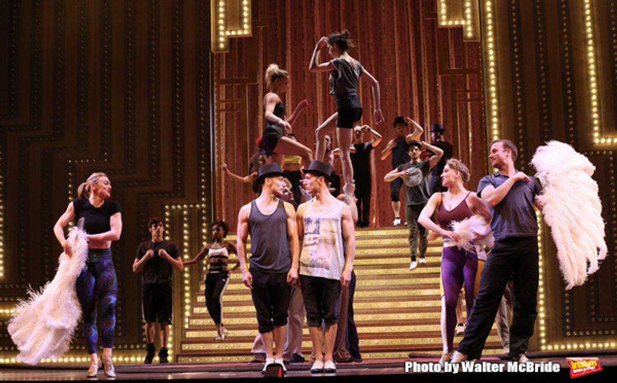 Kevin Atherton and Andrew Atherton with cast  at 