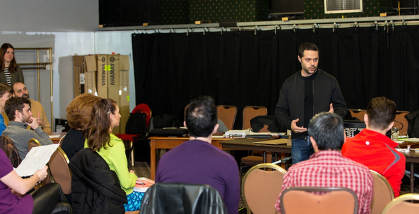 Photo Flash: First Day Rehearsal of HAZEL, A MUSICAL MAID IN AMERICA at Drury Lane  Image