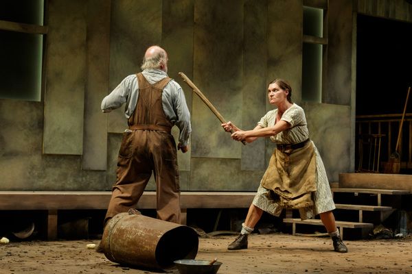Mark Lambert as Phil Hogan and Kate Forbes as Josie Hogan Photo