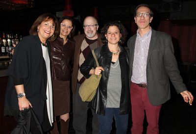 Jan Kallish, Nomi Bronner, Gary Rudoren, Jodi Rudoren and Ethan Bronner Photo