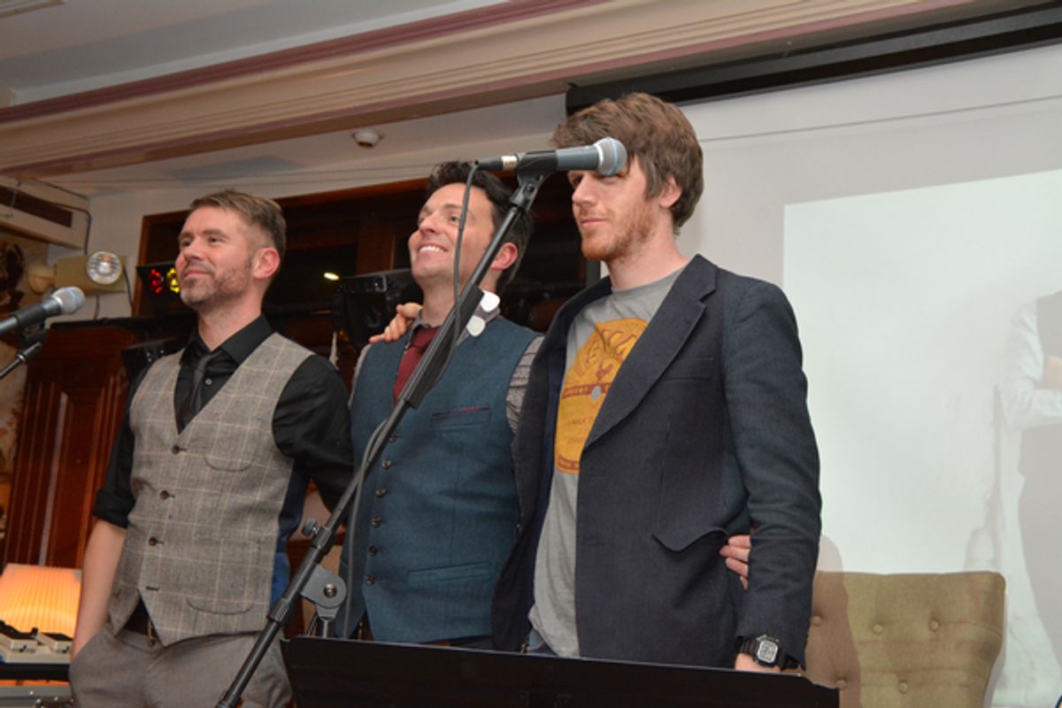 Neil Byrne, Ryan Kelly and Peter Sheridan at 