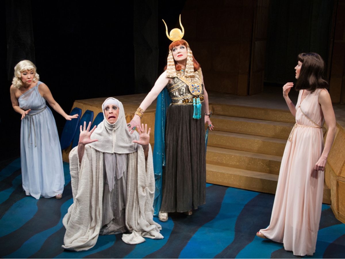 Jennifer Cody, Andy Halliday, Charles Busch, Ashley Austin Morris at 