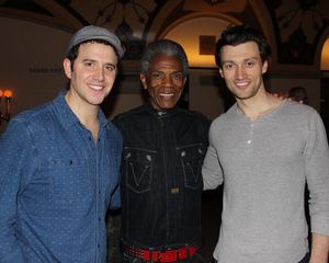 Santino Fontana, Andre De Shields, and Bryce Pinkham @ BroadwayWorld Santino Fontana, Andre De Shields, and Bryce Pinkham Photo