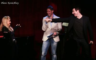 Orfeh, Frank DiLella and Andy Karl Photo