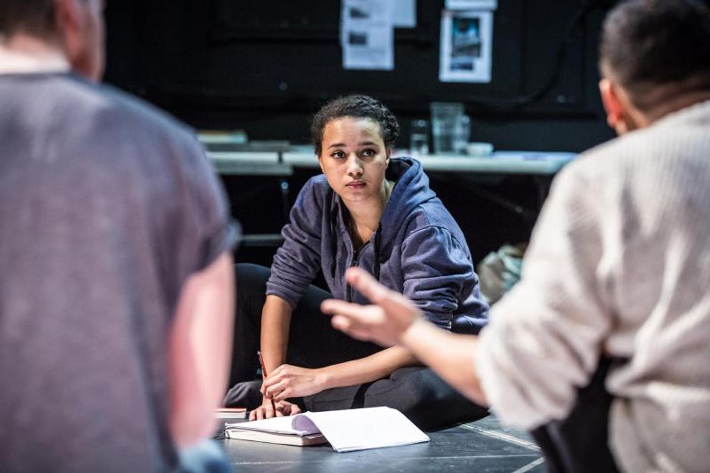 Photo Flash: In Rehearsal for Print Room's DEATHWATCH with Danny Lee Wynter and More Photo Flash: In Rehearsal for Print Room's DEATHWATCH with Danny Lee Wynter and More Image