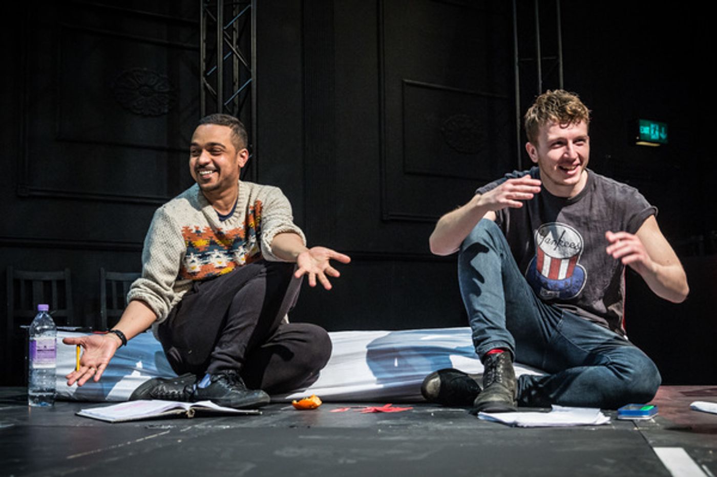 Photo Flash: In Rehearsal for Print Room's DEATHWATCH with Danny Lee Wynter and More Photo Flash: In Rehearsal for Print Room's DEATHWATCH with Danny Lee Wynter and More Image