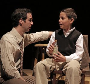 Michael Wood as Moss Hart and Halim Moldaver as his brother Bernie Photo