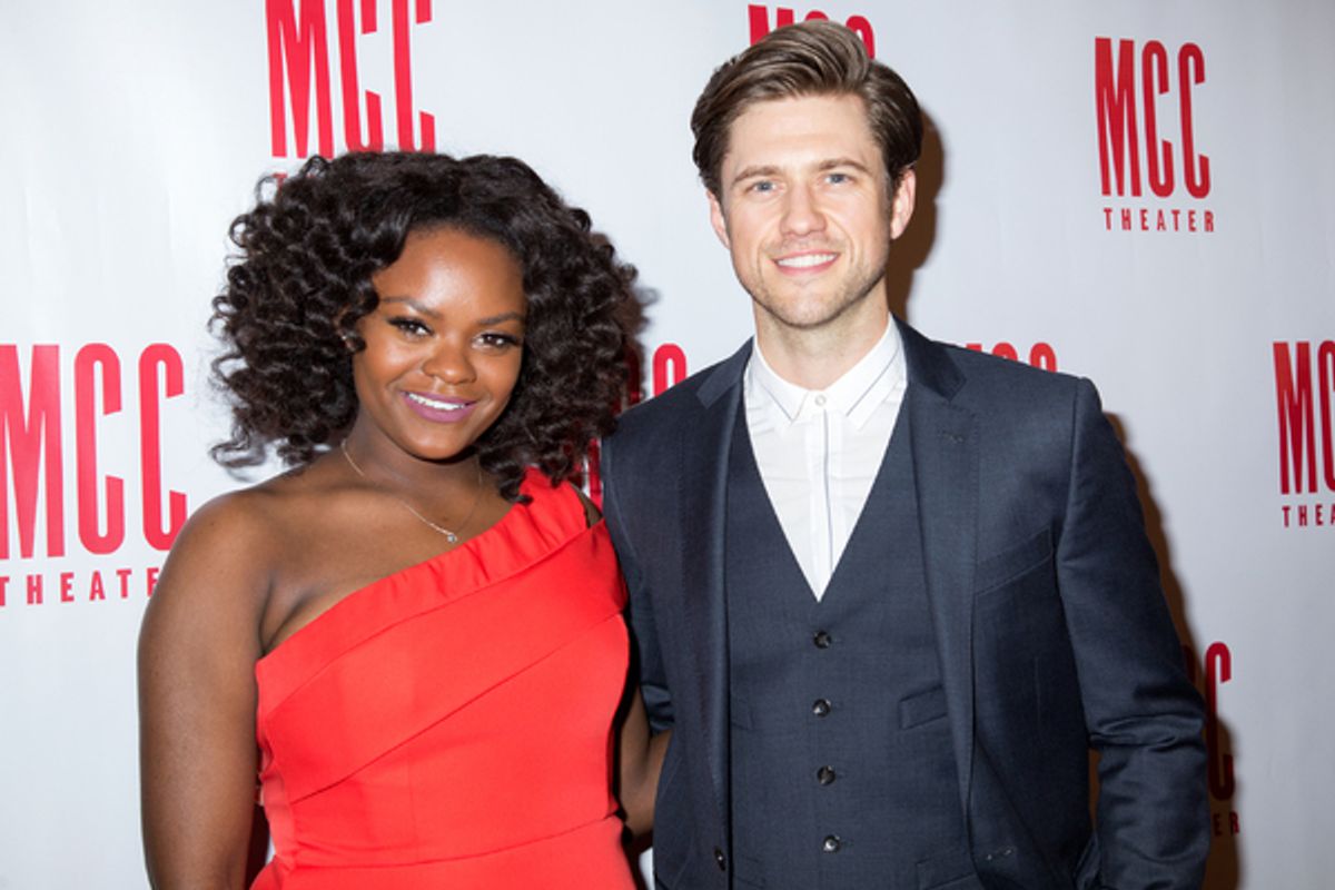 Shanice Williams, Aaron Tveit at 