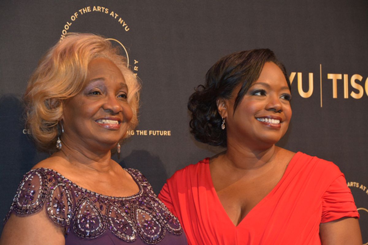 Wendy Calhoun and her mo Madeline at 