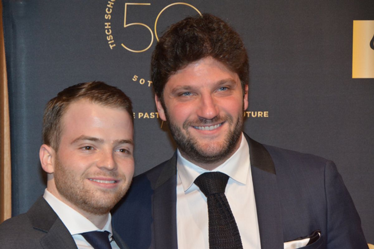 Jonathan Cohen and Michael D. Ratner (Gala Co-Chair) at 