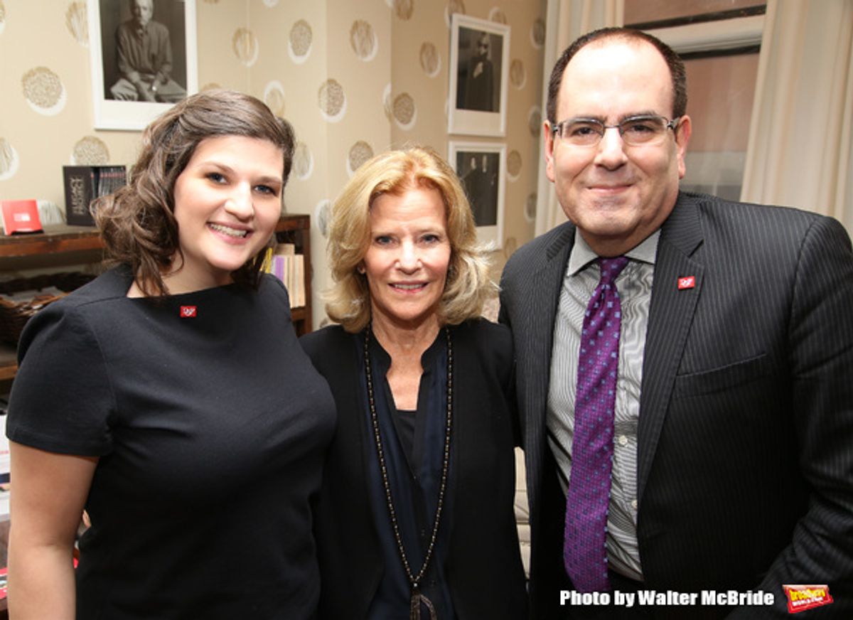 Rachel Routh, Barbara Olcott and Michael Gordon at 