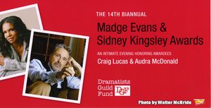 The DGF's 14th Biannual Madge Evans & Sidney Kingsley Awards at the Dramatists Guild  Photo