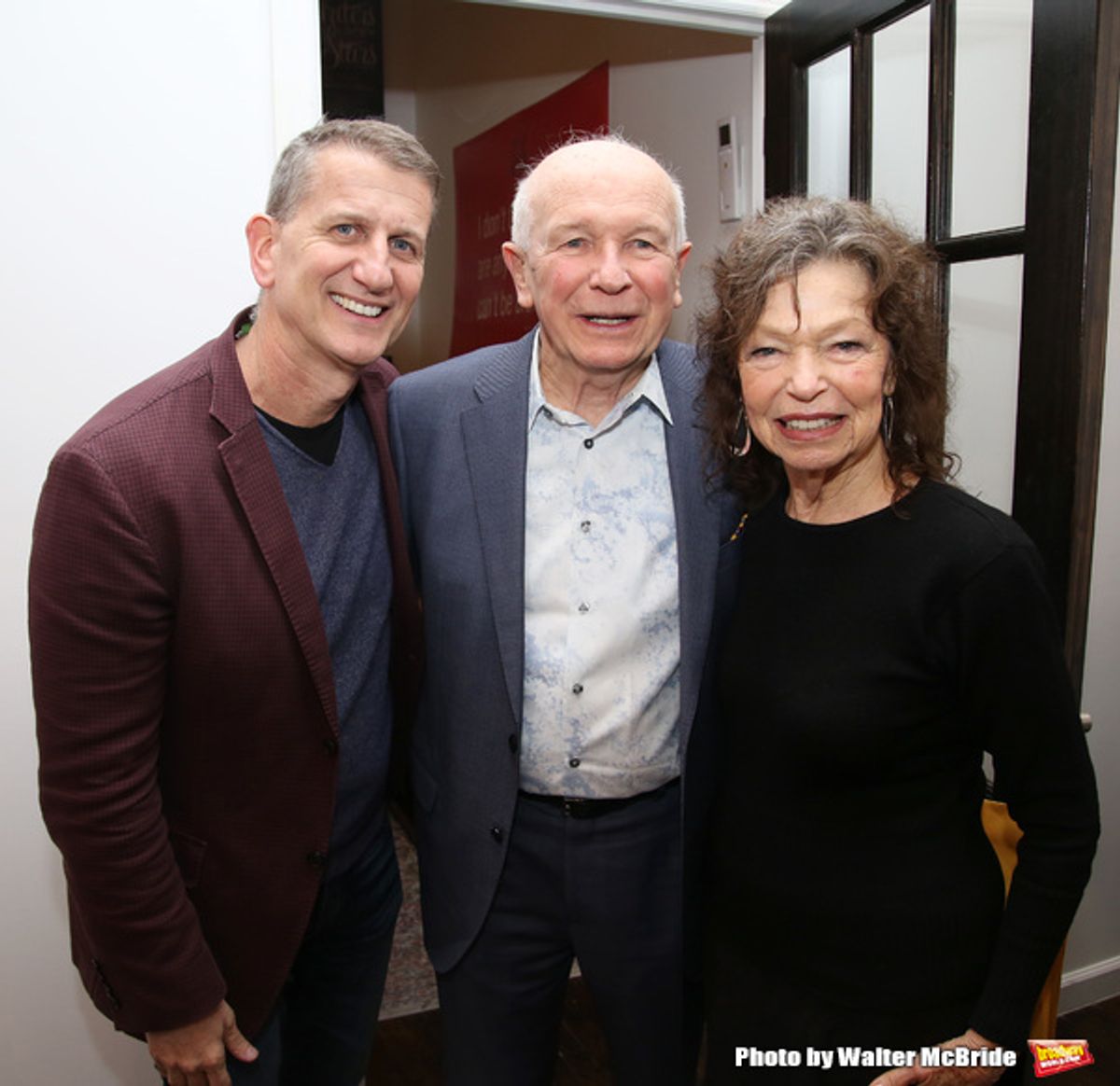 Tom Kirdahy, Terrence McNally and Gretchen Cryer  at 