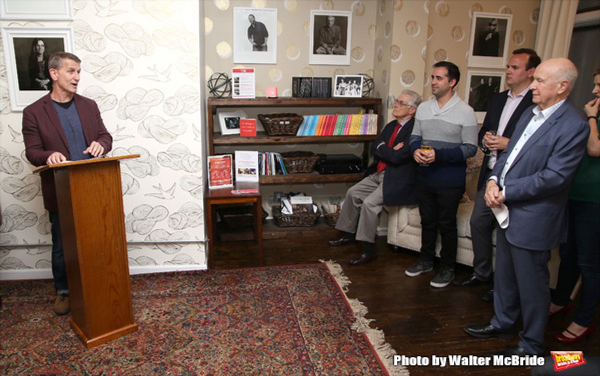 Tom Kirdahy and Terrence McNally  at 