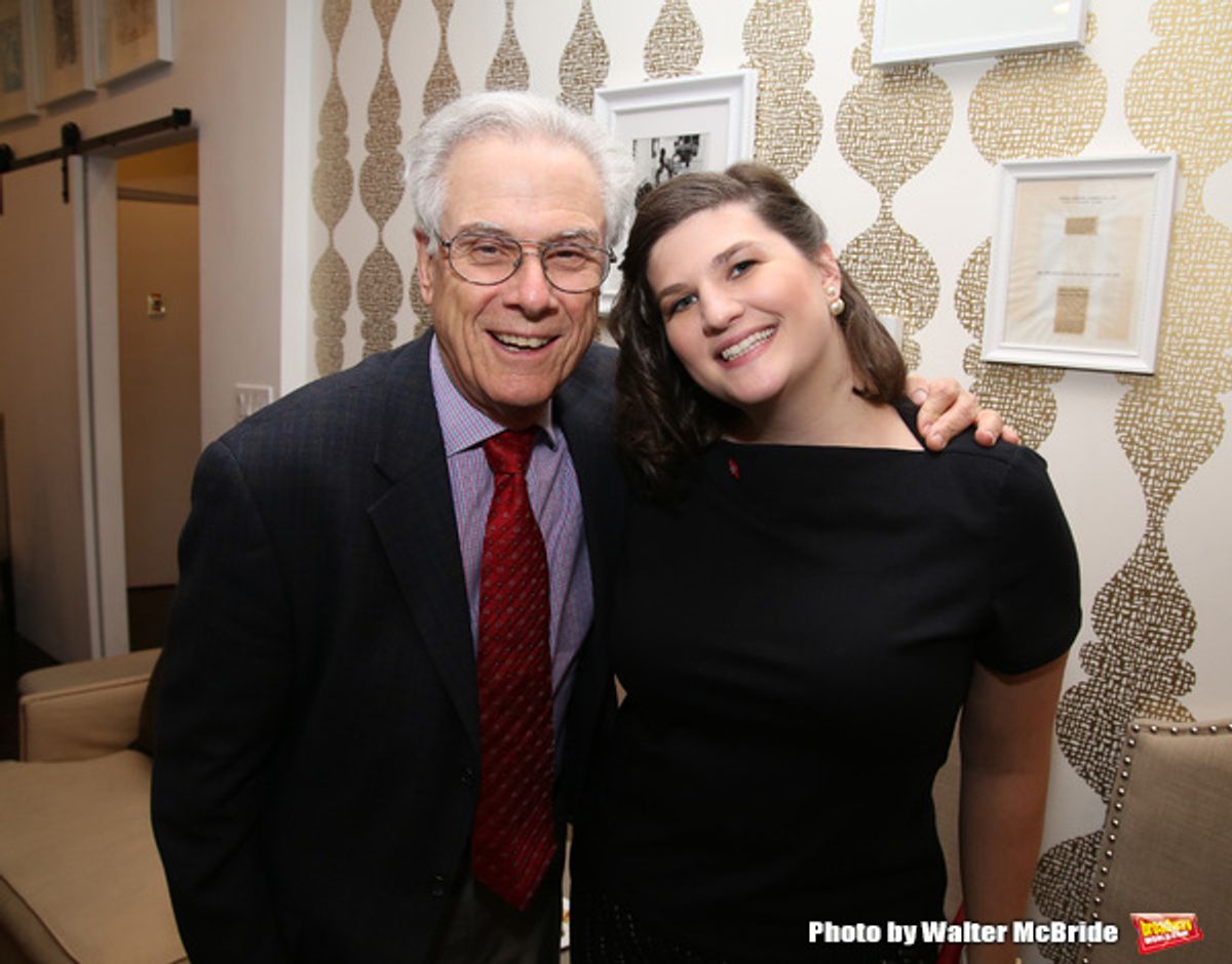 Jeffrey Lyons and Rachel Routh  at 