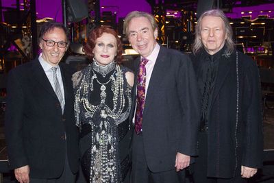 Don Black, Glenn Close and Andrew Lloyd Webber and Christopher Hampton Photo