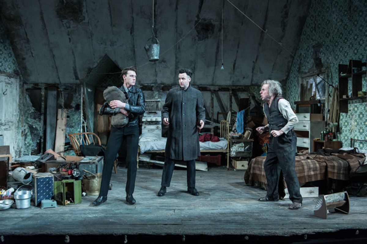 Daniel Mays, Timothy Spall, George Mackay at 