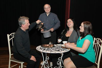 Lord Fancourt Babberly (Steve Dincau), Stephen Spettigue (Ira Rappaport), Kitty Verdu Photo