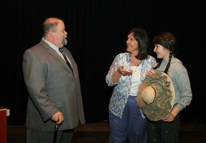 Donna Lucia d'' Alvadorez (Barbara Ellis) introducing Ela Delahay (Maura McErlean) to Photo