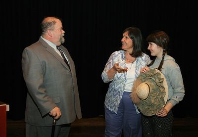 Donna Lucia d' Alvadorez (Barbara Ellis) introducing Ela Delahay (Maura McErlean) to  Photo