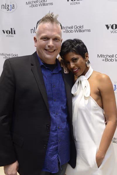 Derrick Jones, Tamron Hall Photo