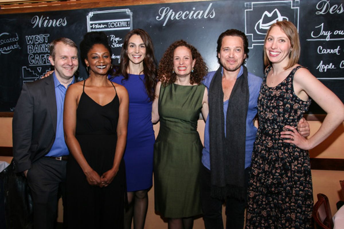 Nat DeWolf, April Matthis, Annie Parisse, Maria Striar, Rob Campbell & Crystal Finn at 