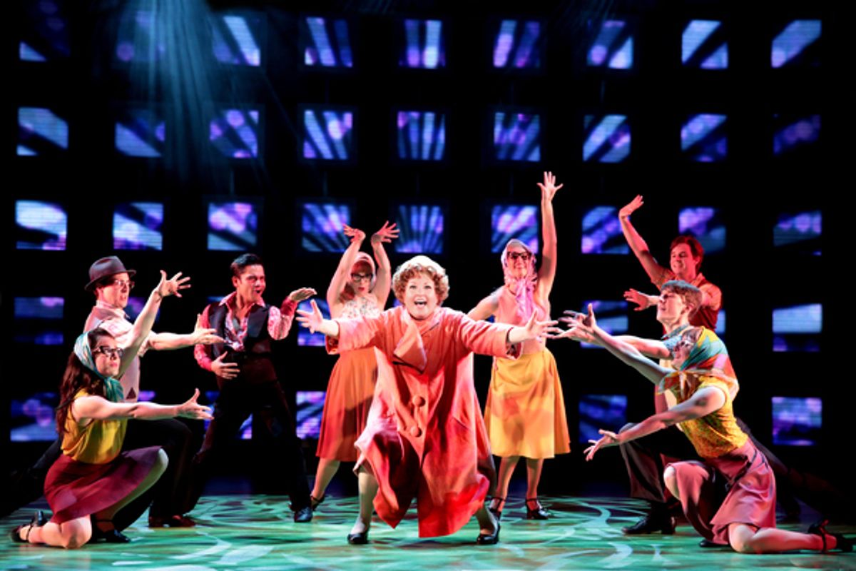 Klea Blackhurst with Cast at 