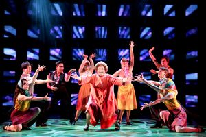 Klea Blackhurst with Cast Photo