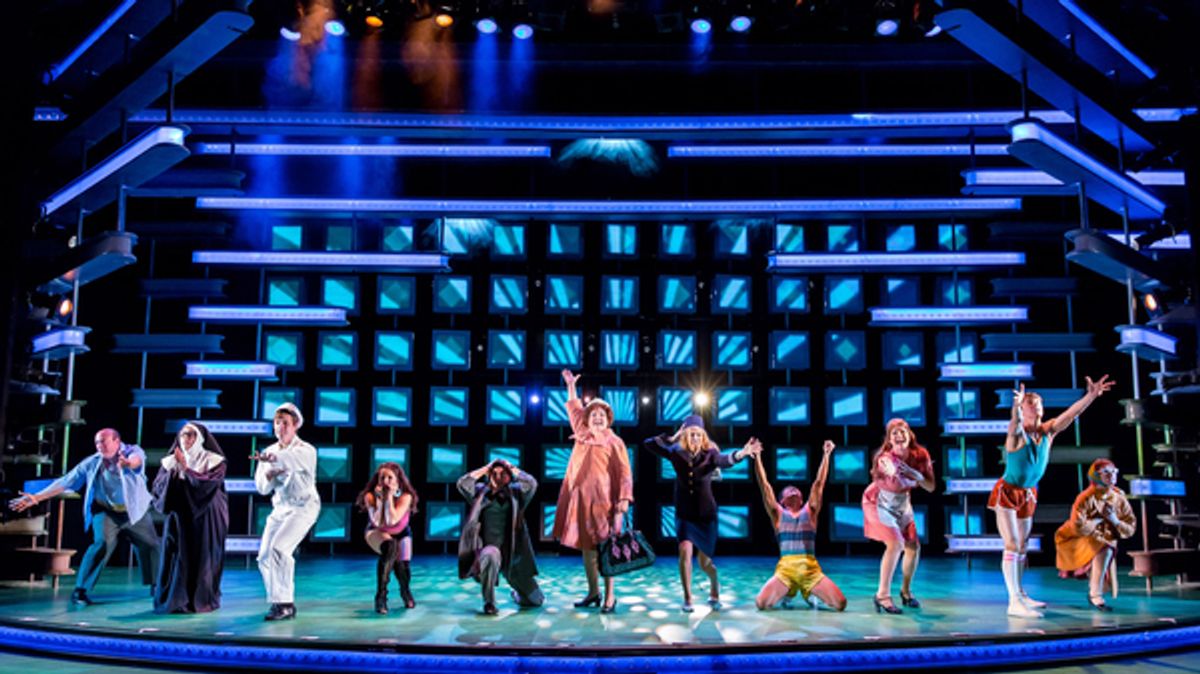 Klea Blackhurst with Cast at 