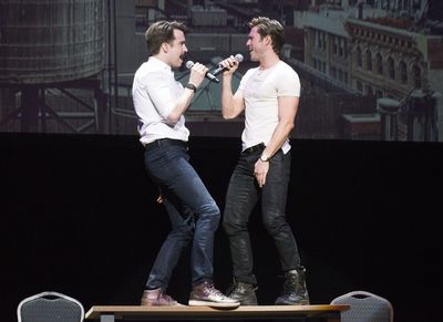 Gavin Creel and Aaron Tveit Photo