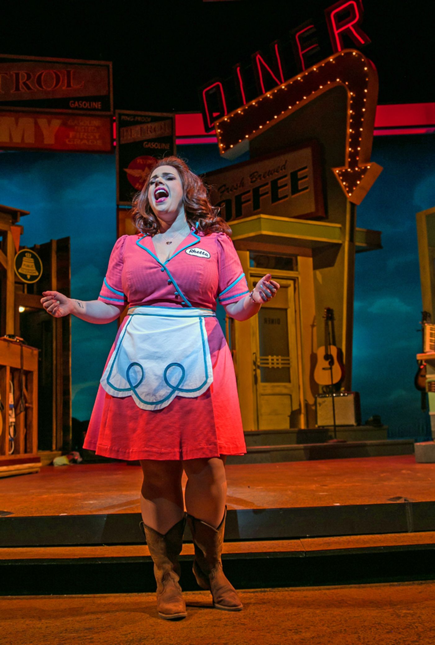 Photo Flash: Highway 57 Roars Through Paper Mill; First Look at Alysha Umphress & More in PUMP BOYS AND DINETTES!  Image