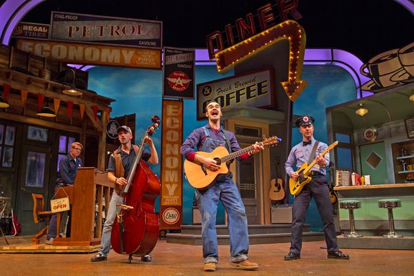 From left to right: Jason Ostrowski (L.M.), Sam Weber (Eddie), James Barry (Jim) and  Photo