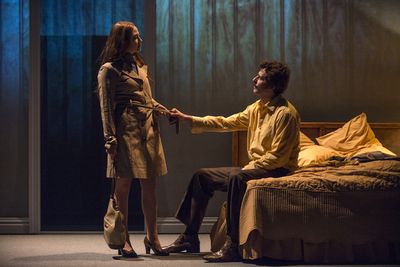 Carrie Coon (Mary Page Marlowe) and Gary Wilmes (Dan) Photo