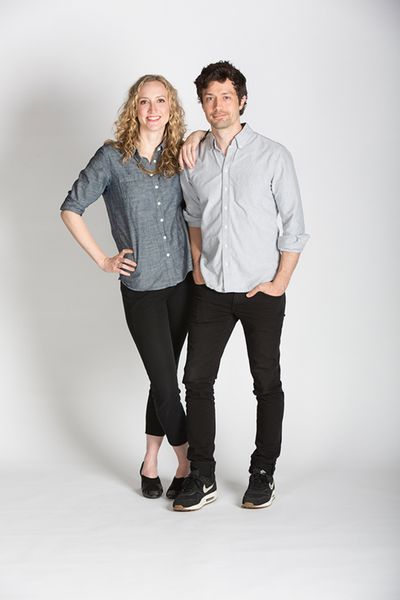 Victoria Frings stars as Marianne and Christian Coulson as Roland Photo