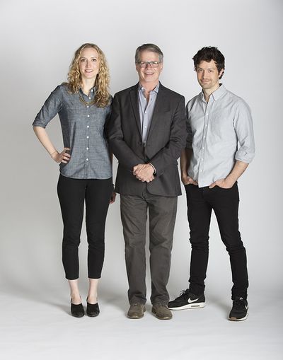  Richard Seer with Constellations Victoria Frings and Christian Coulson Photo