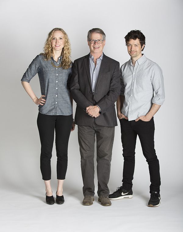  Richard Seer with Constellations Victoria Frings and Christian Coulson Photo
