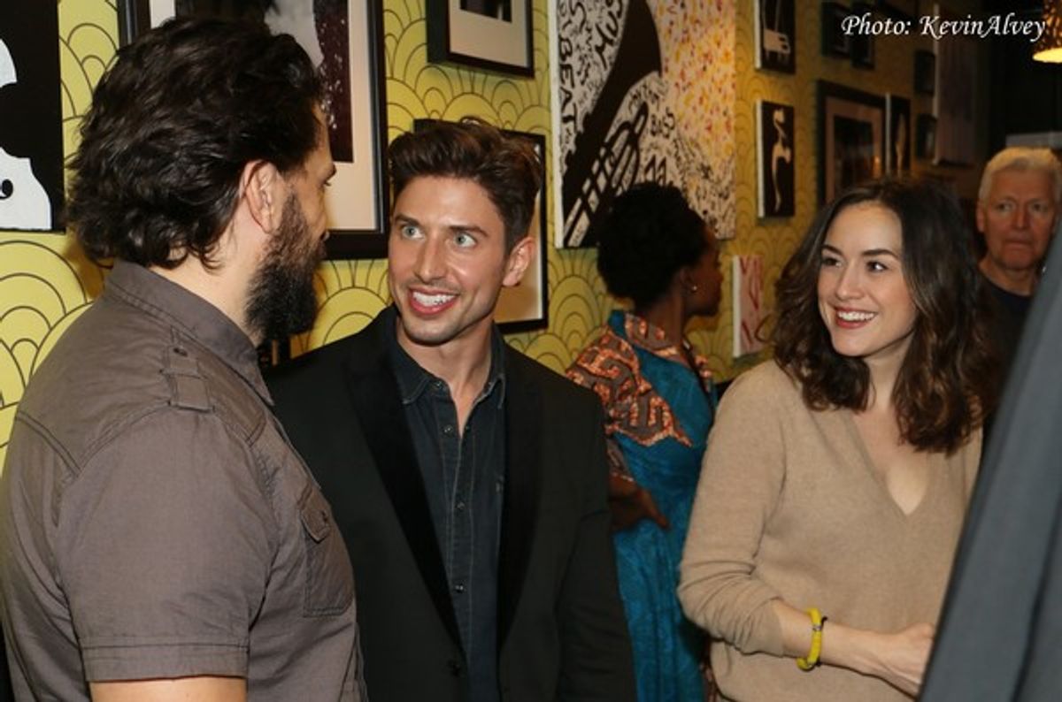 Will Swenson, Nick Adams and Alison Luff at 