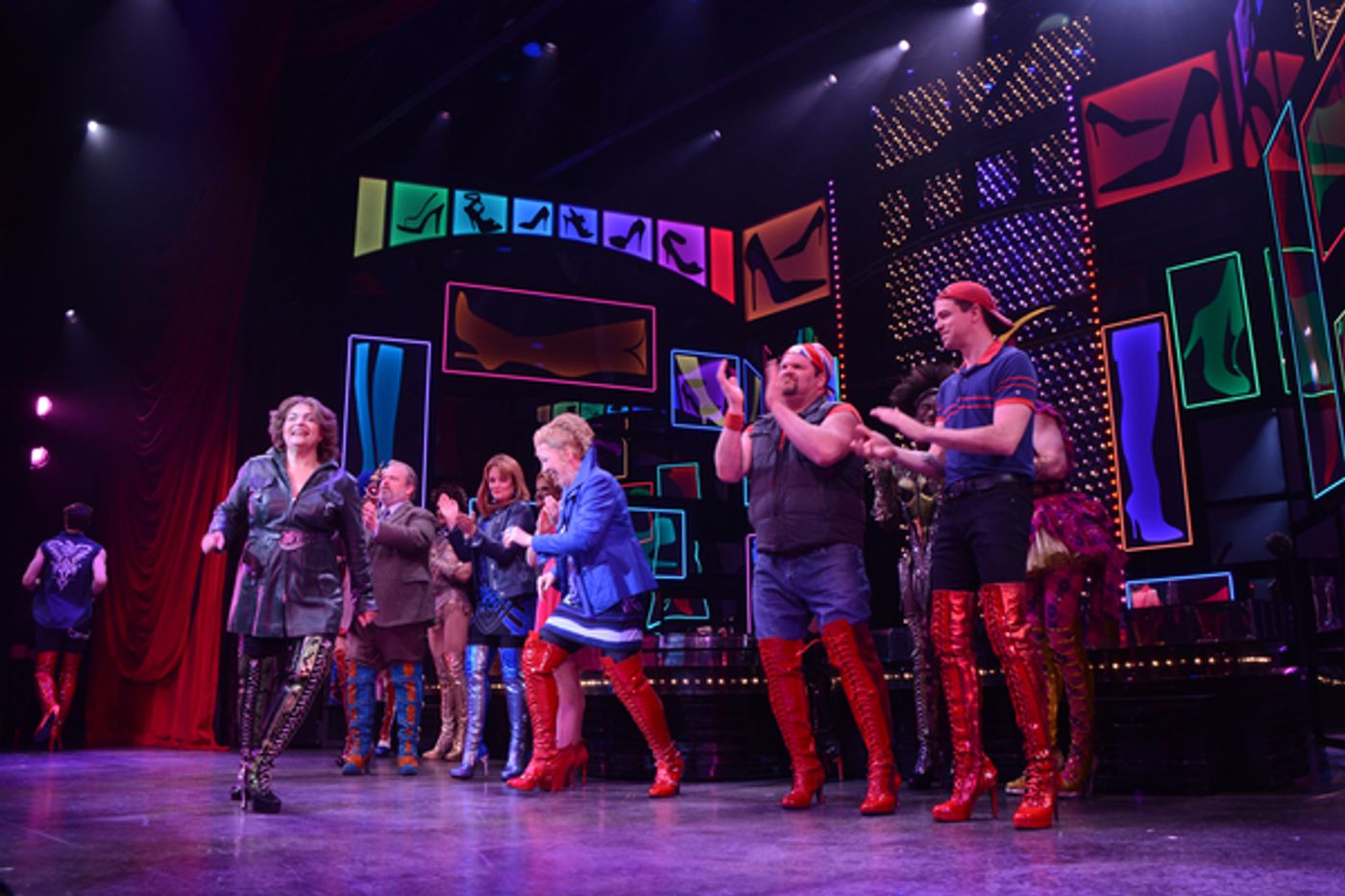 Photo Coverage: KINKY BOOTS Cast Celebrates Three Fabulous Years on Broadway!  Image