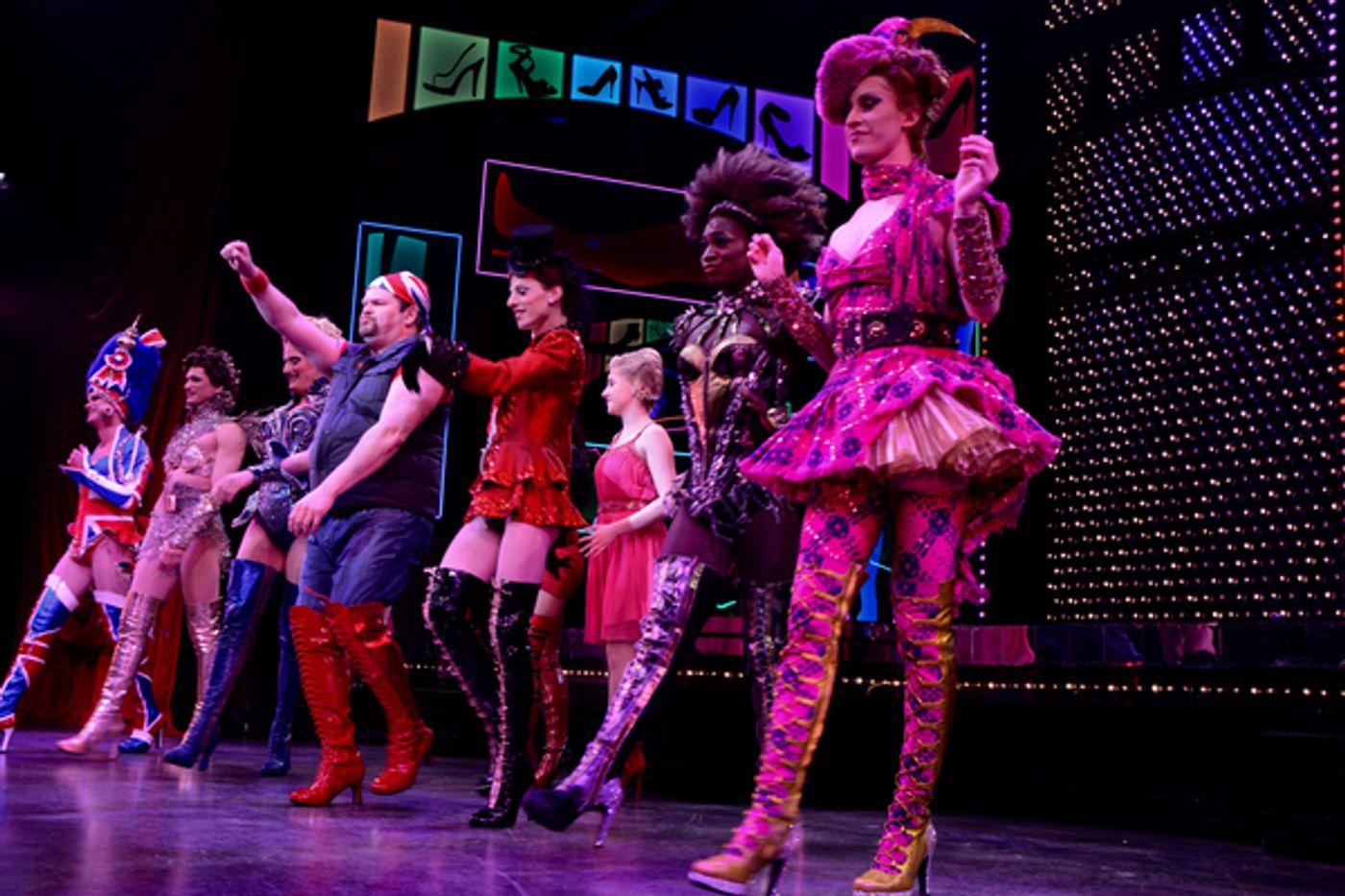 Photo Coverage: KINKY BOOTS Cast Celebrates Three Fabulous Years on Broadway!  Image