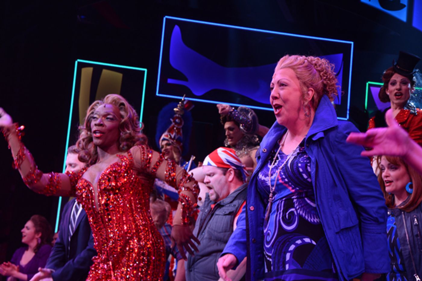 Photo Coverage: KINKY BOOTS Cast Celebrates Three Fabulous Years on Broadway!  Image