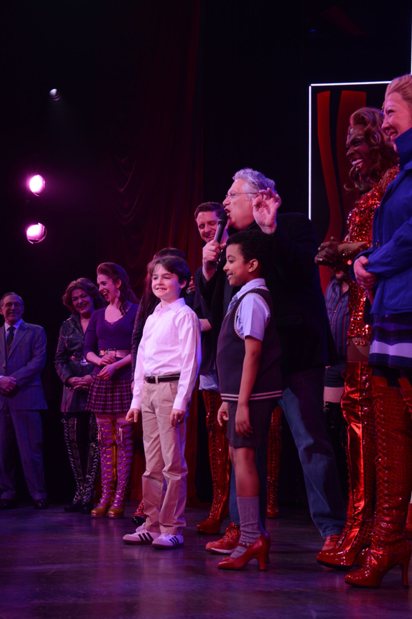 Photo Coverage: KINKY BOOTS Cast Celebrates Three Fabulous Years on Broadway!  Image