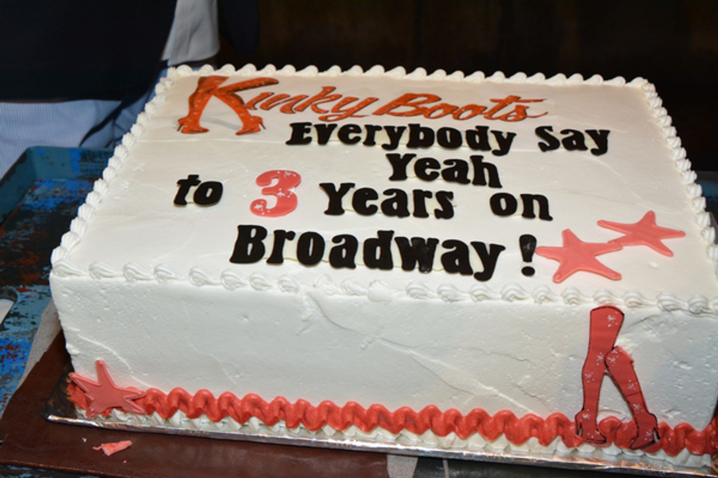 Photo Coverage: KINKY BOOTS Cast Celebrates Three Fabulous Years on Broadway!  Image