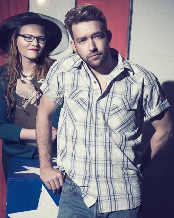 Rebekah Stogner (as Tessie Mahoney) and Michael Adcock (as Delmount Willilams) Photo