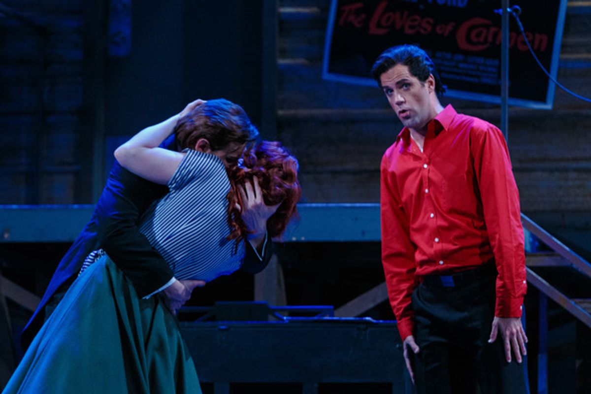 Jonathan Beyer, Michele Angelini, Corrie Stallings at 