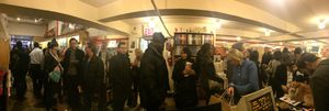 The line for those patiently waiting for Stephen Adly Guirgis to sign his scripts spanned the length of the Drama Book Shop in New York. @ BroadwayWorld The line for those patiently waiting for Stephen Adly Guirgis to sign his scripts spa Photo