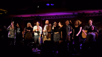 The cast of Joe Iconis & Family Photo