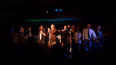 The cast of Joe Iconis & Family Photo